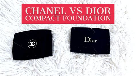 chanel vs dior compact foundation|Chanel vs Dior cleanser.